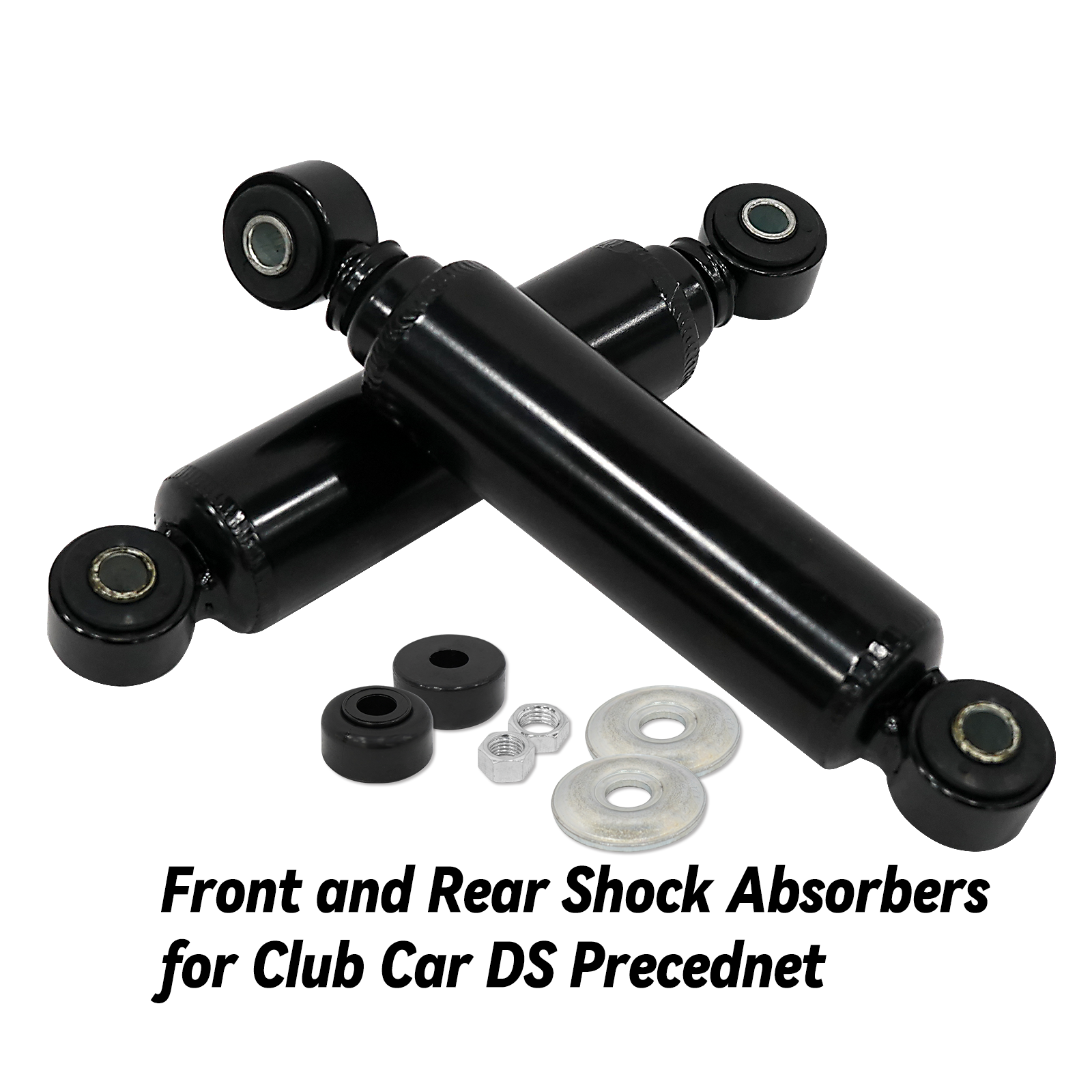 SongChuan Club Car Golf Cart Front and Rear Shock Absorber Kit 2 Pieces Suitable for Club Car DS and Precedent Golf Carts 1014235 1013164 Golf Shock Absorber