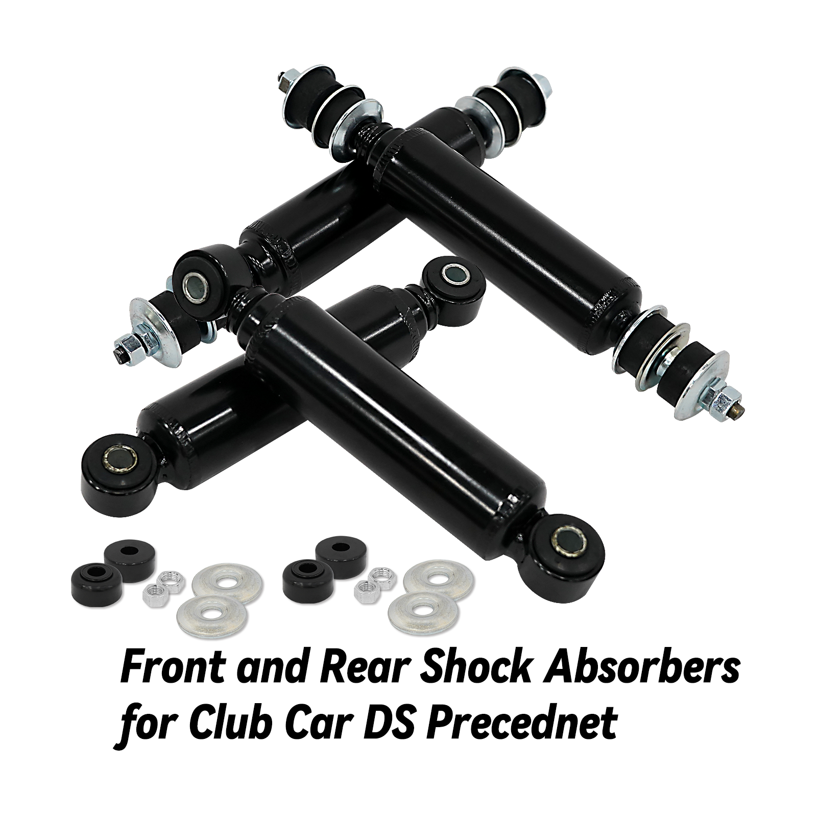 SongChuan Club Car Golf Cart Front and Rear Shock Absorber Kit 4 Pieces Suitable for Club Car DS and Precedent Golf Carts 1014235 1013164 Golf Shock Absorber