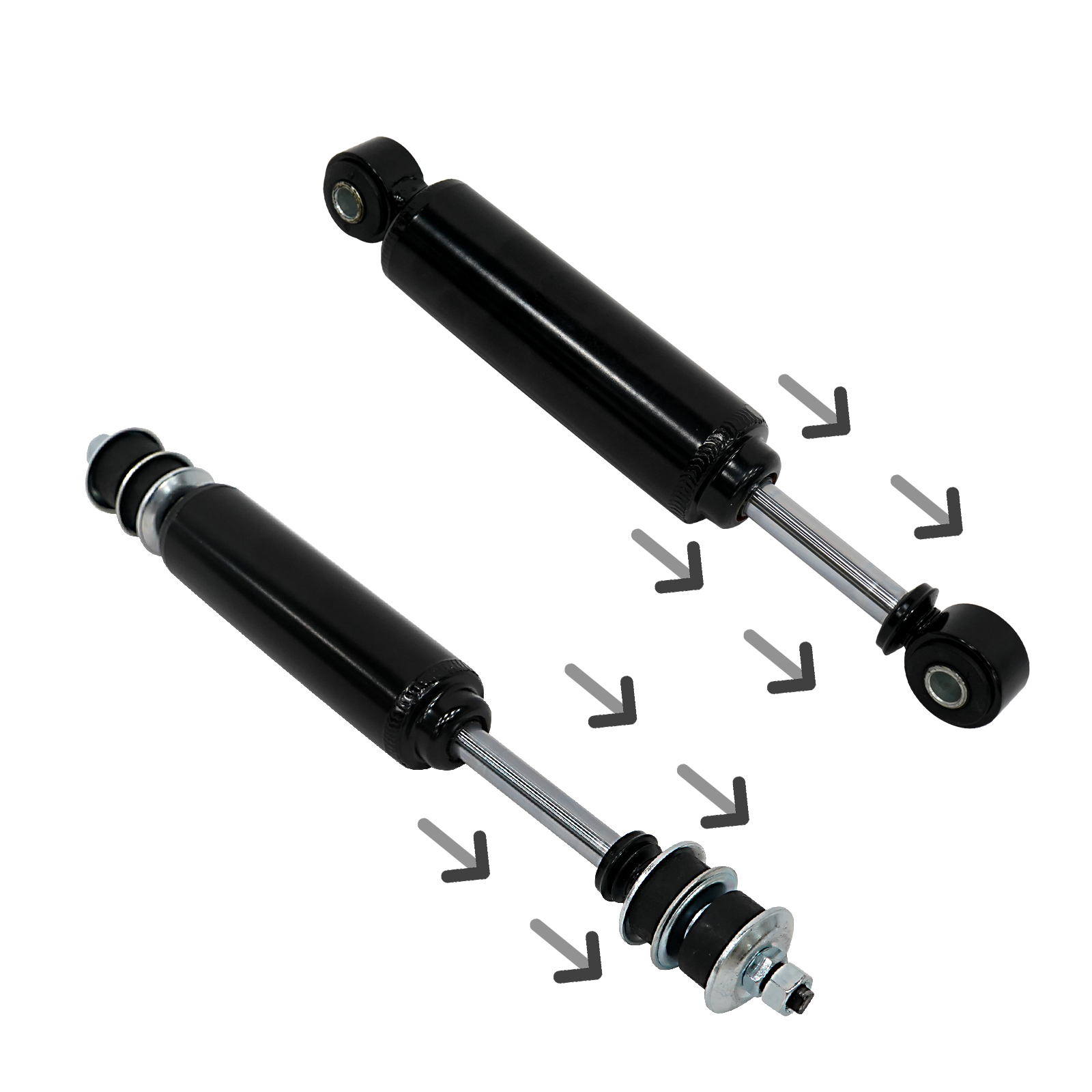 SongChuan Club Car Golf Cart Front and Rear Shock Absorber Kit 4 Pieces Suitable for Club Car DS and Precedent Golf Carts 1014235 1013164 Golf Shock Absorber