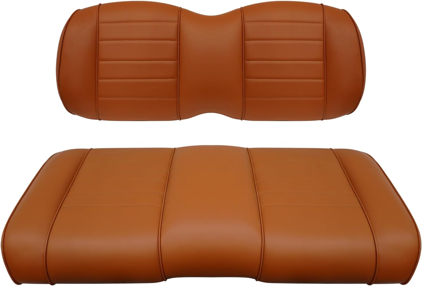 SongChuan EZGO RXV Deluxe Replacement Seat, Golf Cart Front Seat Bottom and Seat Back Assembly for EZGO RXV 2008+, Brown 【Customized】