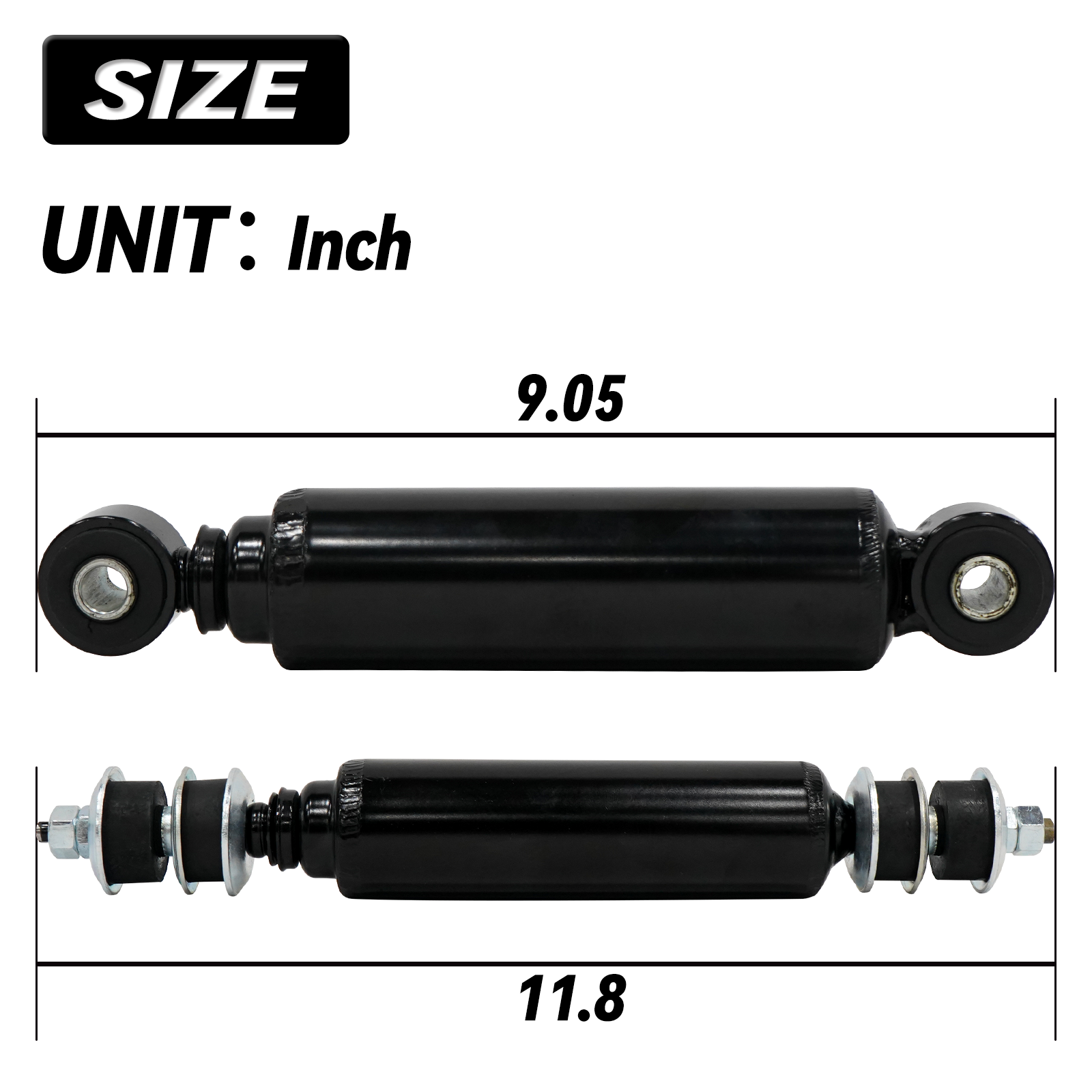 SongChuan Club Car Golf Cart Front and Rear Shock Absorber Kit 4 Pieces Suitable for Club Car DS and Precedent Golf Carts 1014235 1013164 Golf Shock Absorber