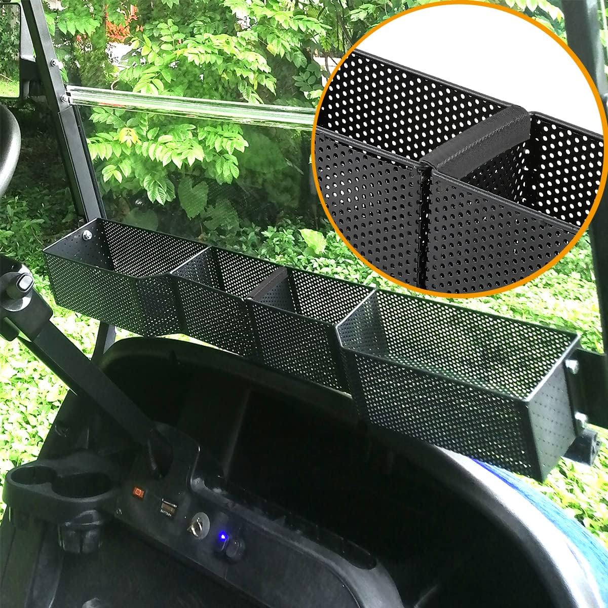 Golf Cart Inner Front Storage Basket