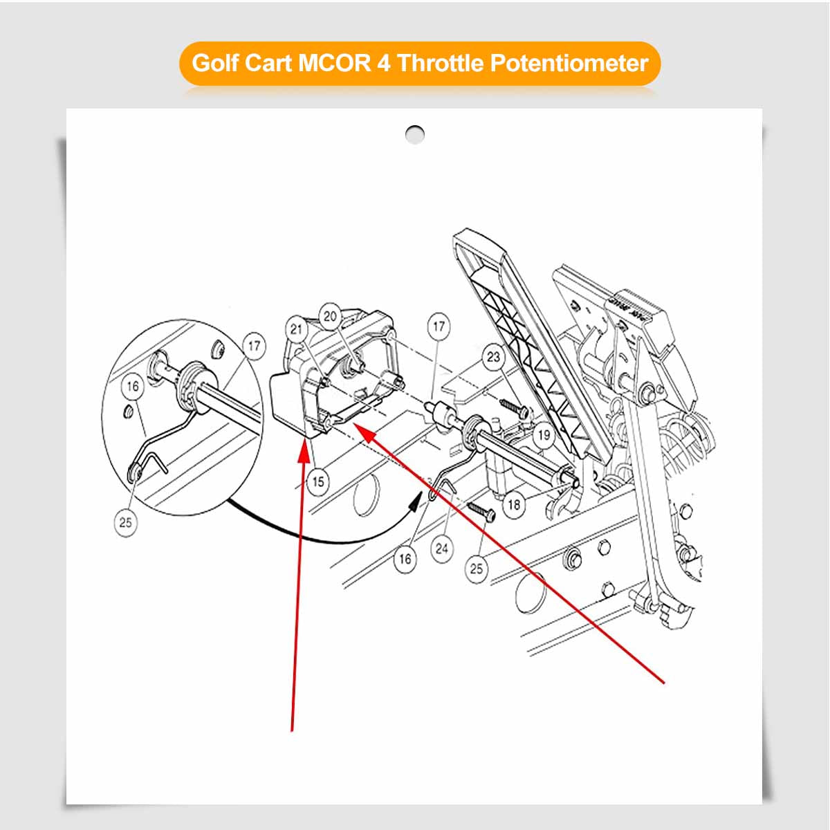 Club Car Accelerator