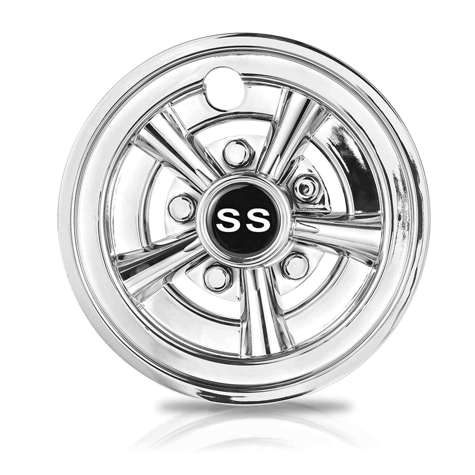 golf cart wheel hubcaps - 8 inches