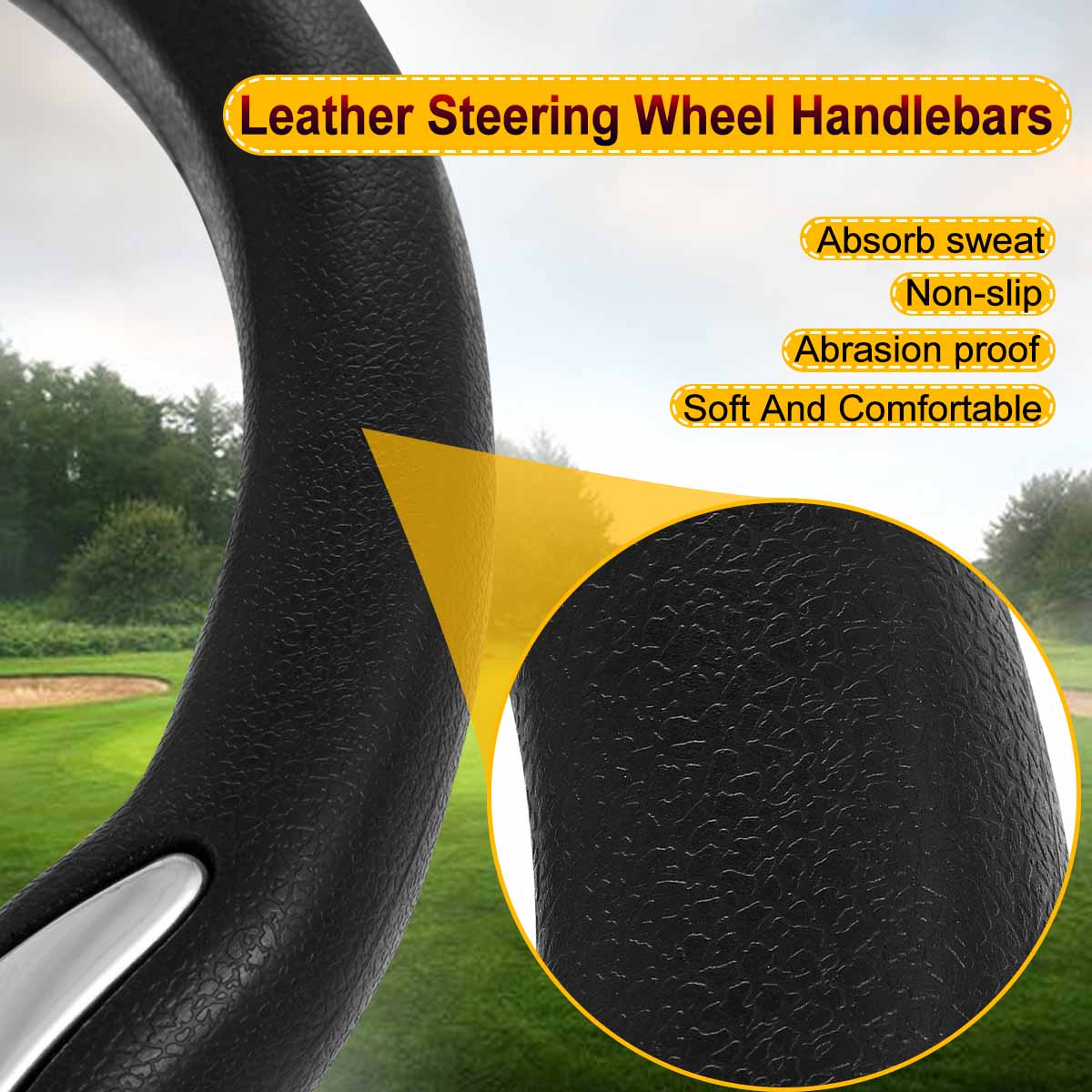 Golf Cart Stylish Steering Wheel