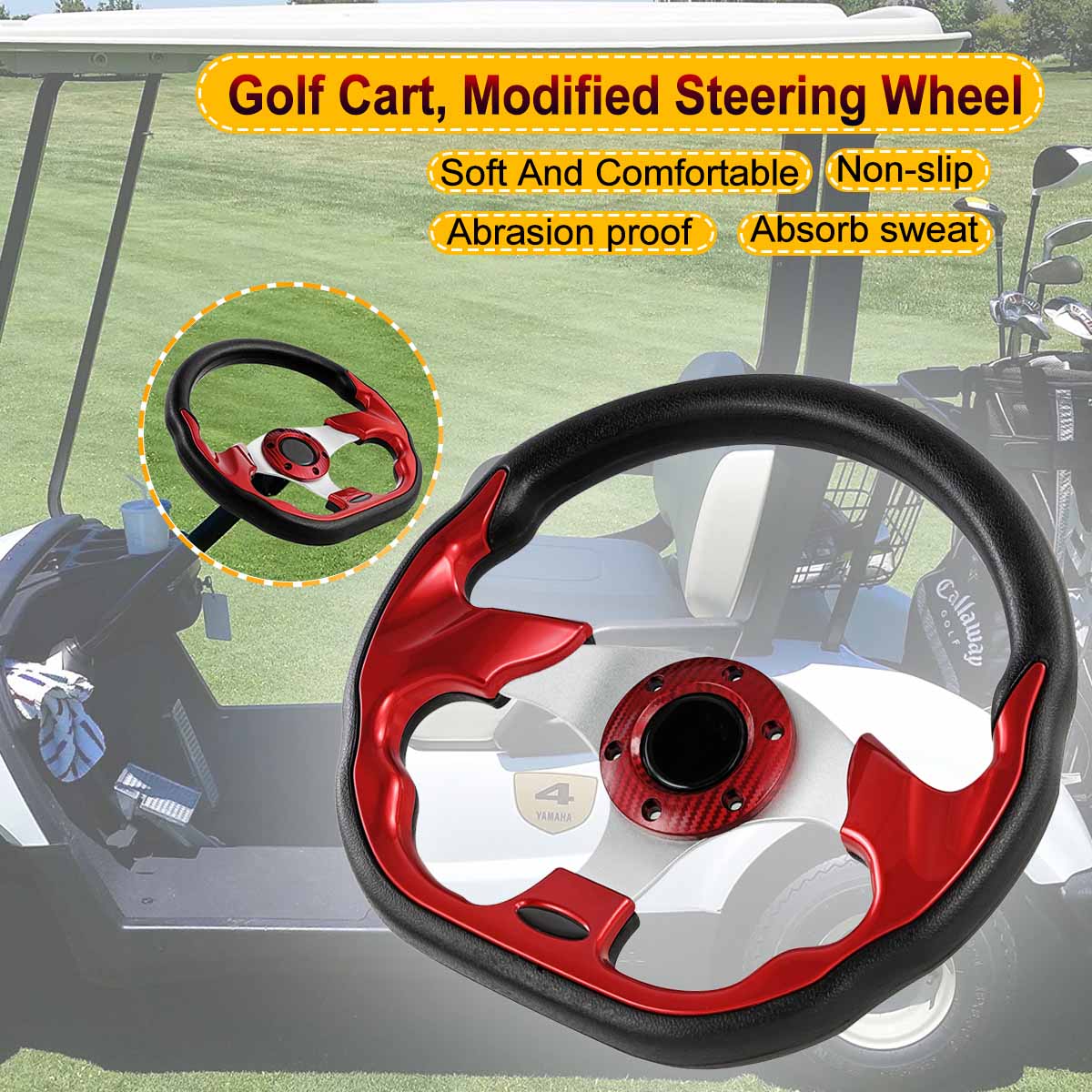 Golf Cart Stylish Steering Wheel