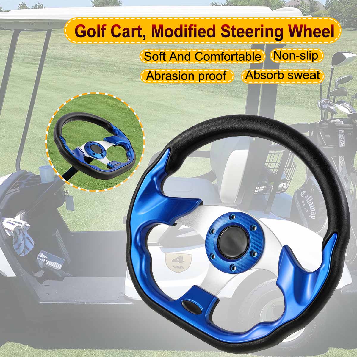 Golf Cart Stylish Steering Wheel